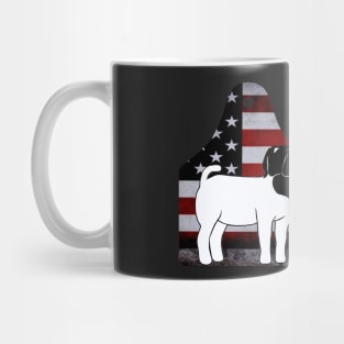 American Flag Ear Tag - Market Doe - NOT FOR RESALE WITHOUT PERMISSION Mug